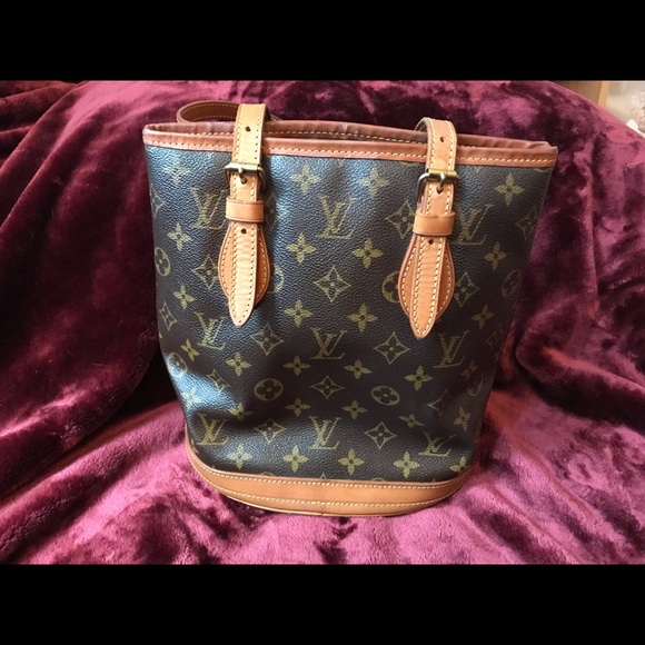 Auth Louis Vuitton monogram bucket bag pm vintage - Picture 2 of 8